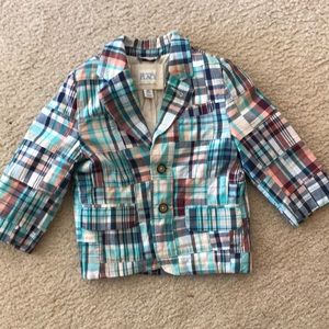 Baby boy’s patchwork blazer